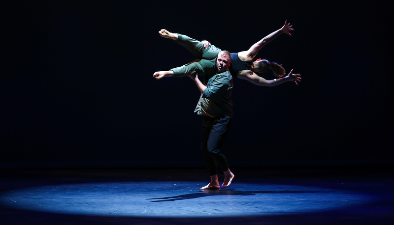 Dance students performing in the concert