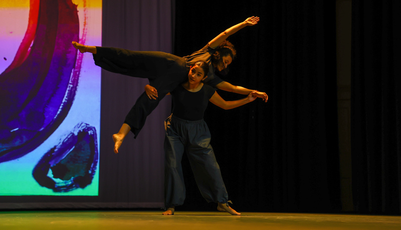 Dancers perform