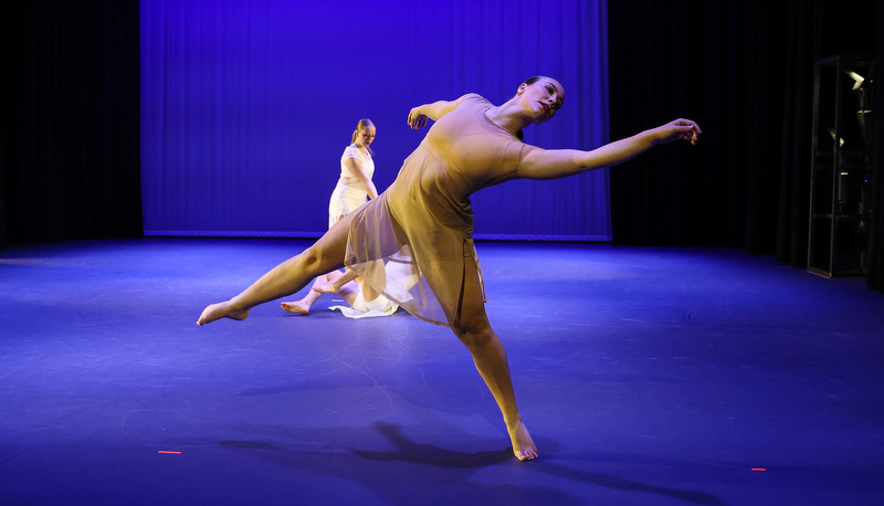 Students performing dance