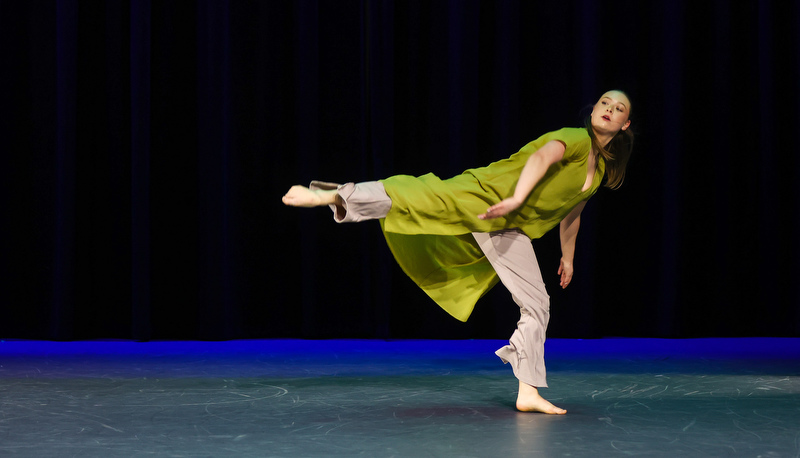 Students performing dance