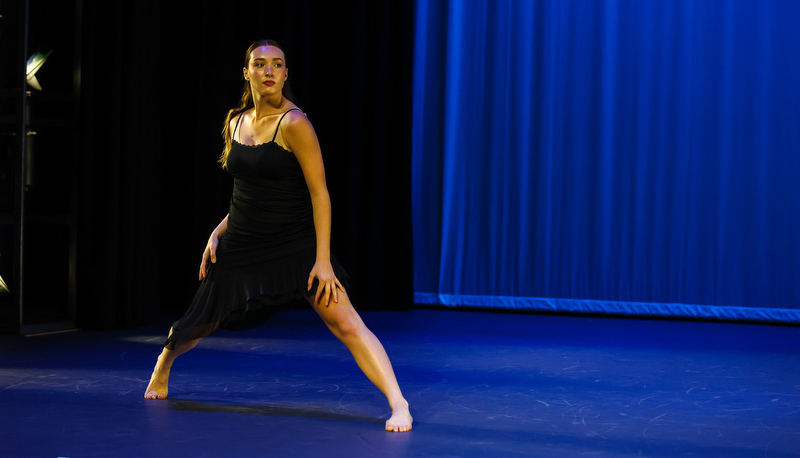 Students performing dance