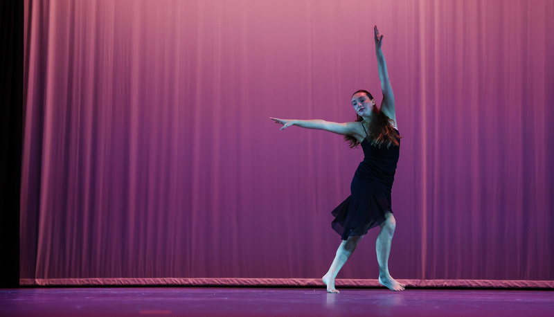 Students performing dance