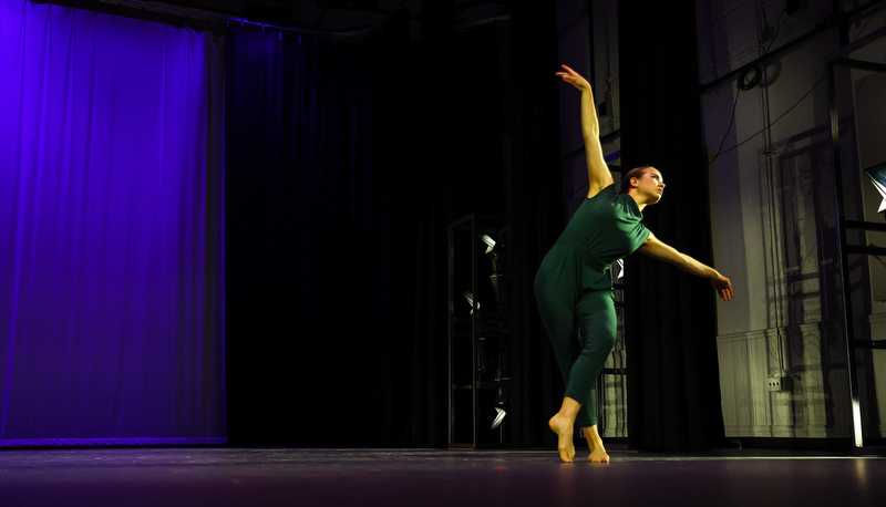 Students performing dance