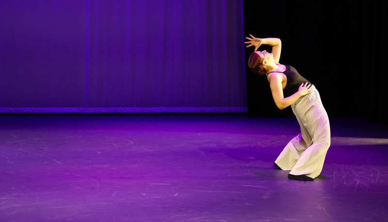 Students performing dance