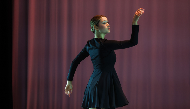 Students performing dance