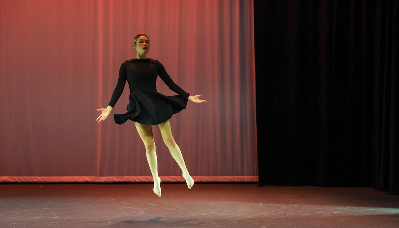 Students performing dance