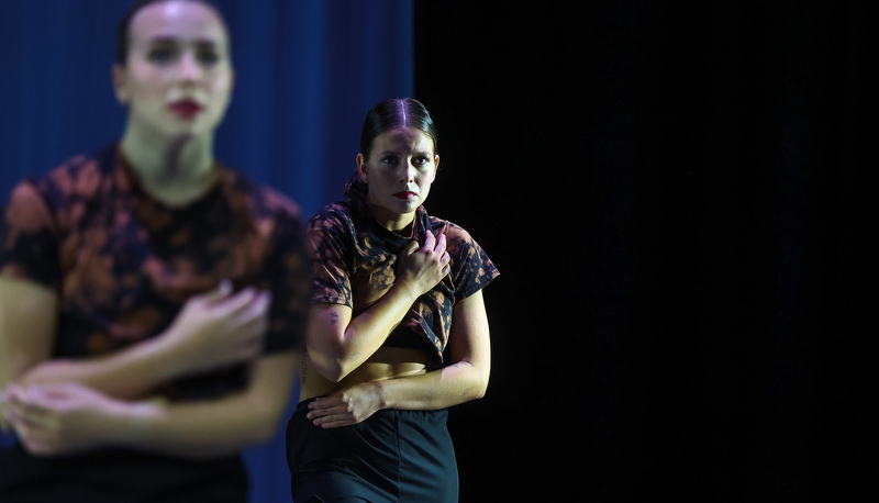 Students performing dance