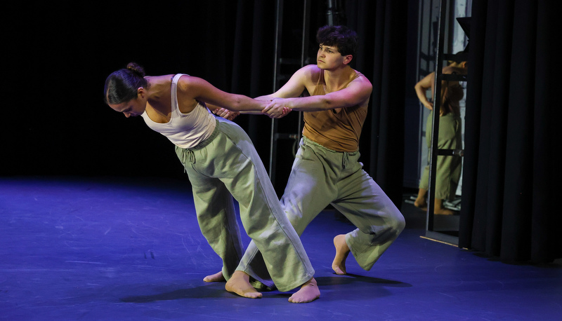 Students performing dance