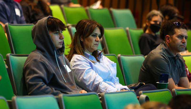 High school students attending engineering day