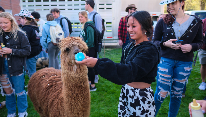 Students having fun to close out the academic year