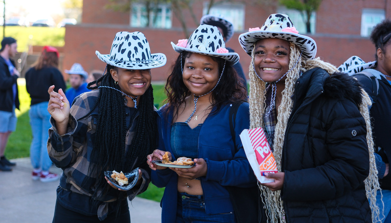 Students having fun to close out the academic year