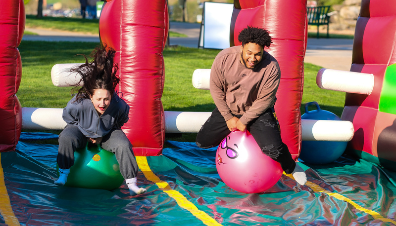 Students having fun to close out the academic year