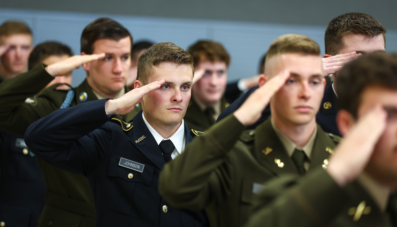 Spring ROTC Awards are presented