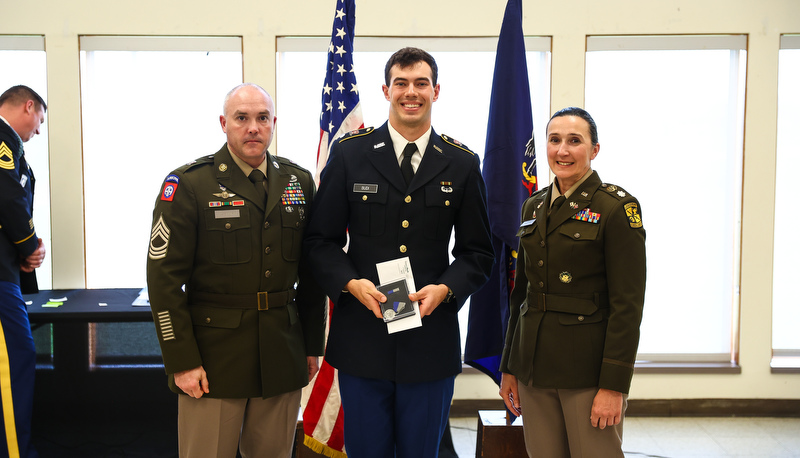 Spring ROTC Awards are presented