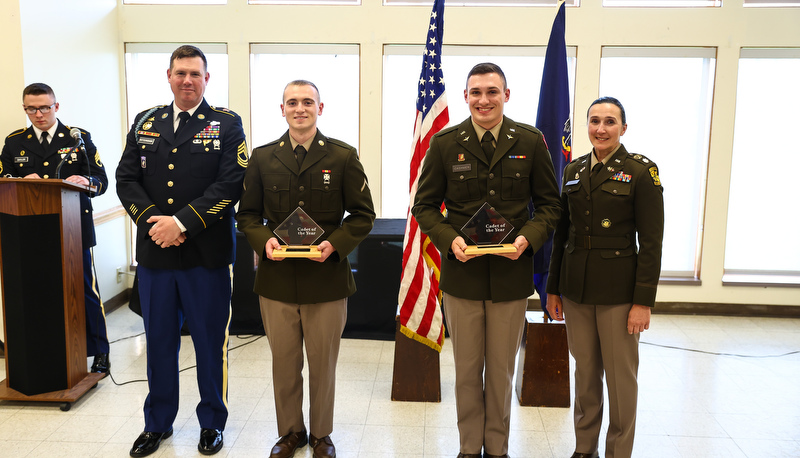 Spring ROTC Awards are presented