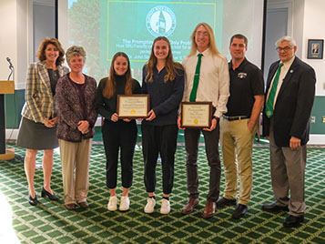 Thumbnail for SRU trustees recognize Rock cross country student-athletes at quarterly business meeting
