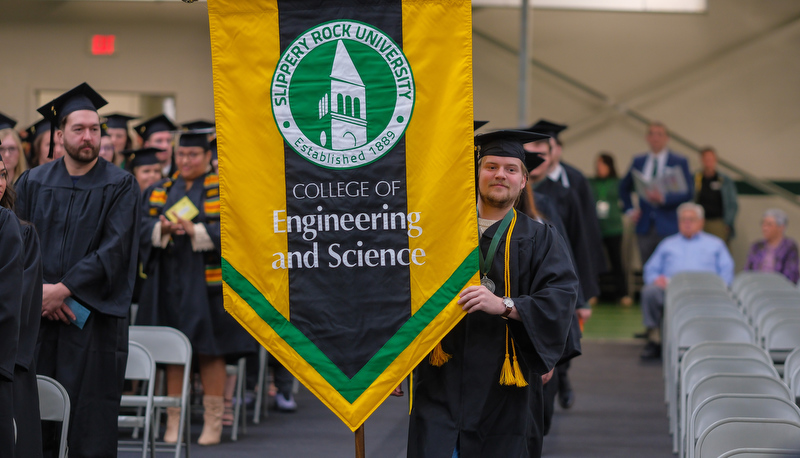 Students celebrating graduation