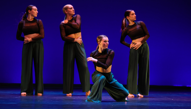 Students performing dance