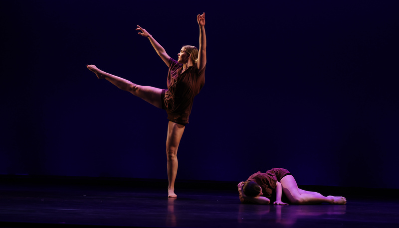 Students performing dance