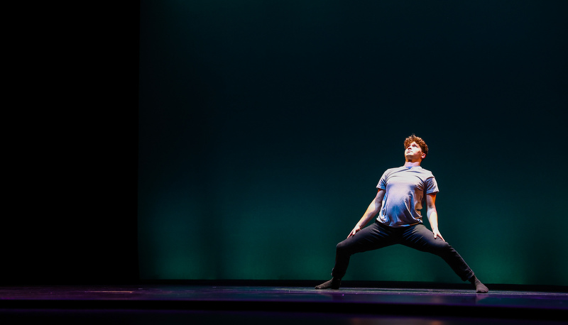 Students performing dance