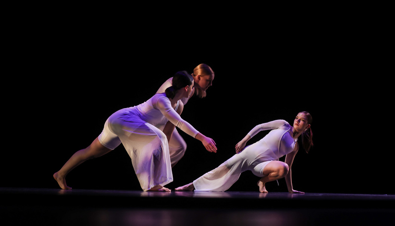 Students performing dance