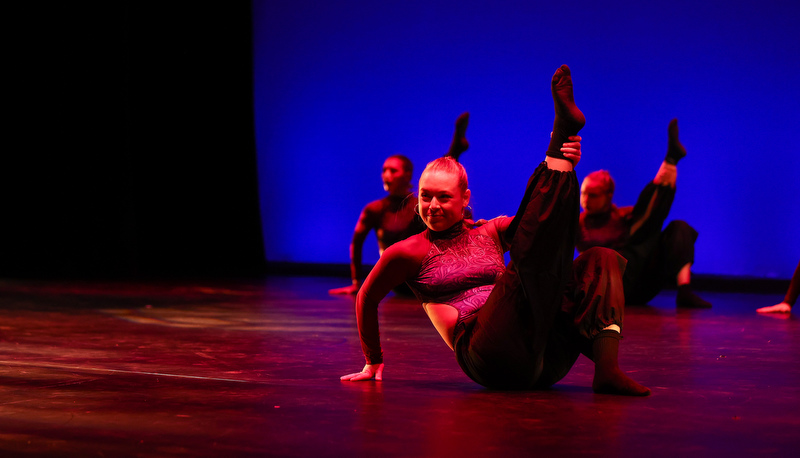 Students performing dance