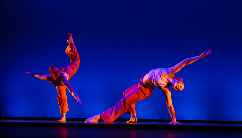 Students performing dance