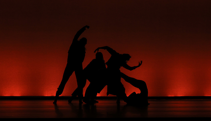 Students performing dance