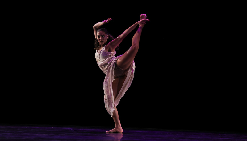 Students performing dance