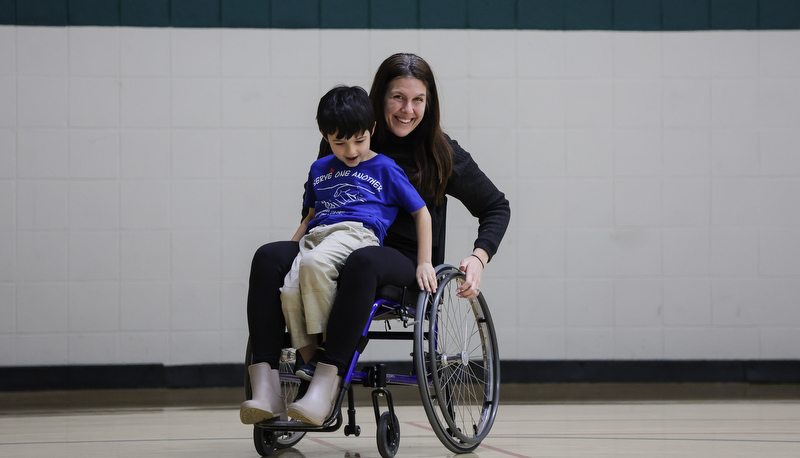 Adaptive sports day was held on Saturday