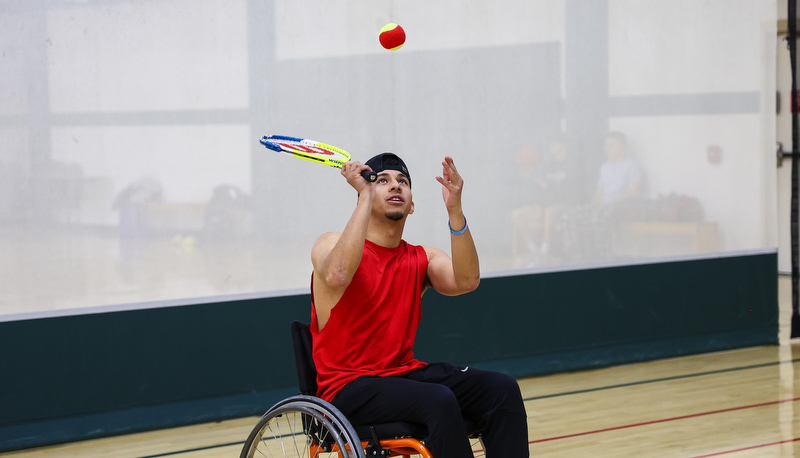 Adaptive sports day was held on Saturday