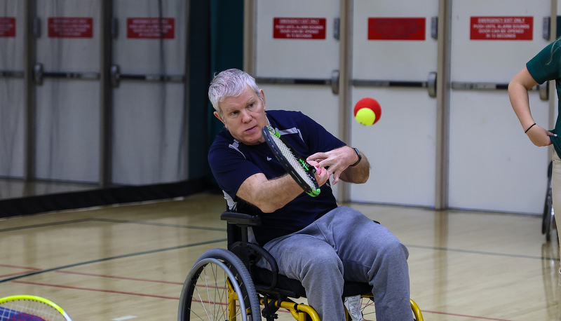 Adaptive sports day was held on Saturday
