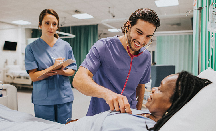 nurses at work