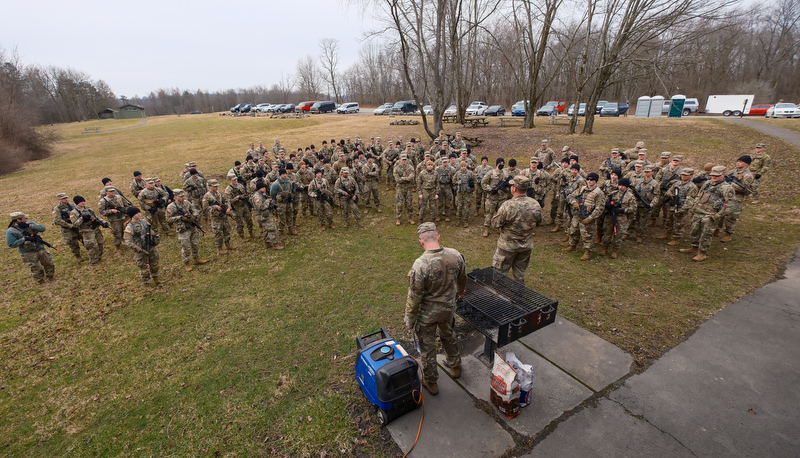 ROTC Cadets participat in the annual Artic Ranger Challenge