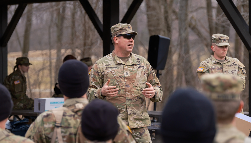 ROTC Cadets participat in the annual Artic Ranger Challenge