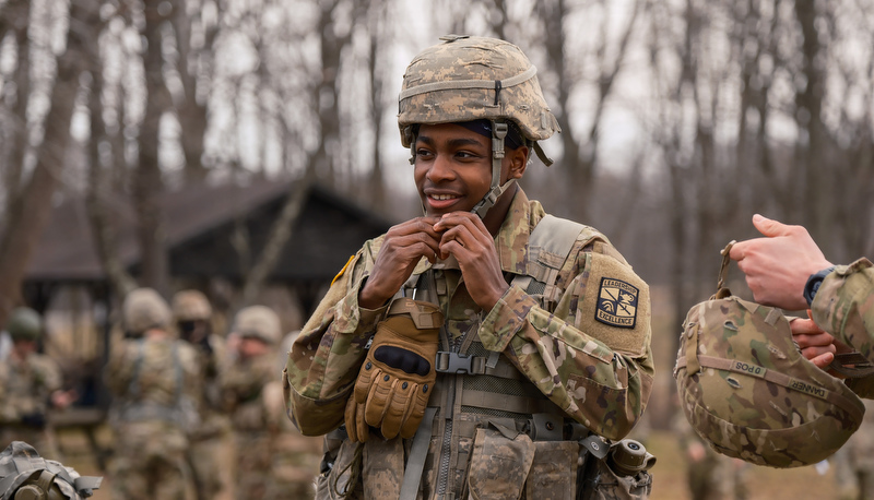 ROTC Cadets participat in the annual Artic Ranger Challenge