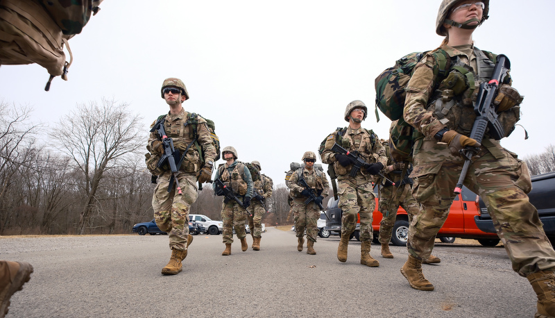 ROTC Cadets participat in the annual Artic Ranger Challenge