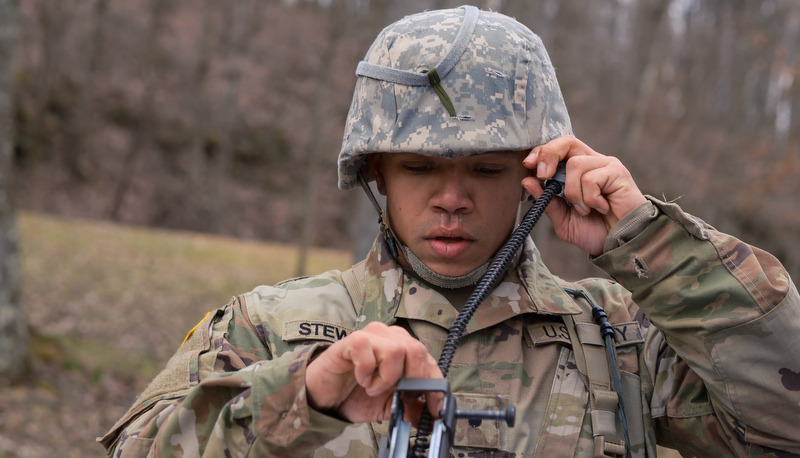 ROTC Cadets participat in the annual Artic Ranger Challenge