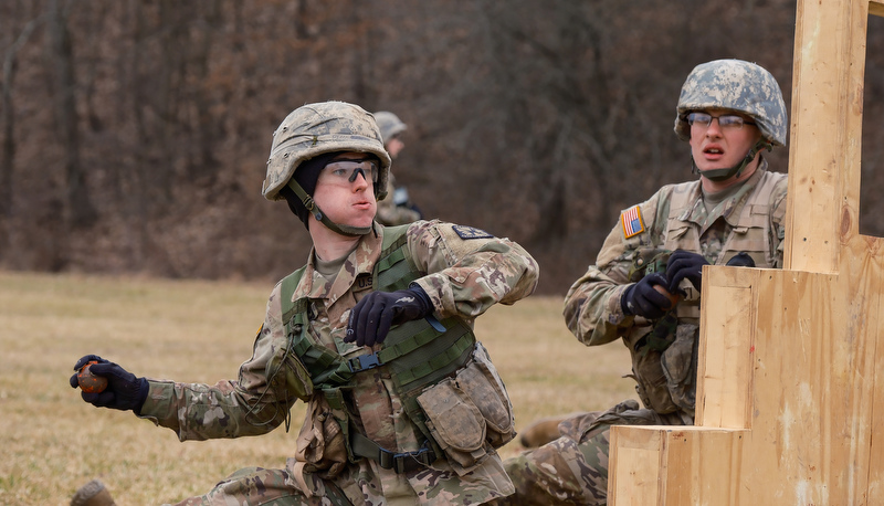 ROTC Cadets participat in the annual Artic Ranger Challenge