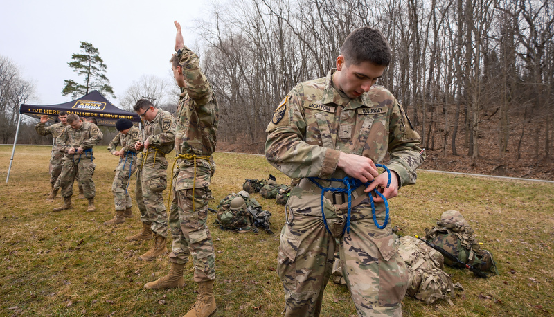 ROTC Cadets participat in the annual Artic Ranger Challenge