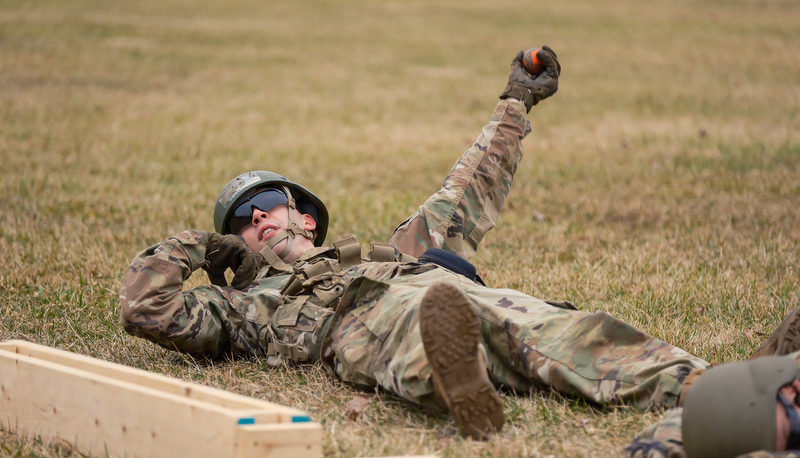 ROTC Cadets participat in the annual Artic Ranger Challenge