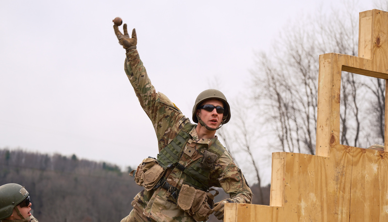 ROTC Cadets participat in the annual Artic Ranger Challenge