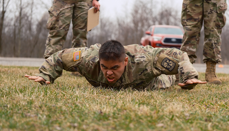 ROTC Cadets participat in the annual Artic Ranger Challenge