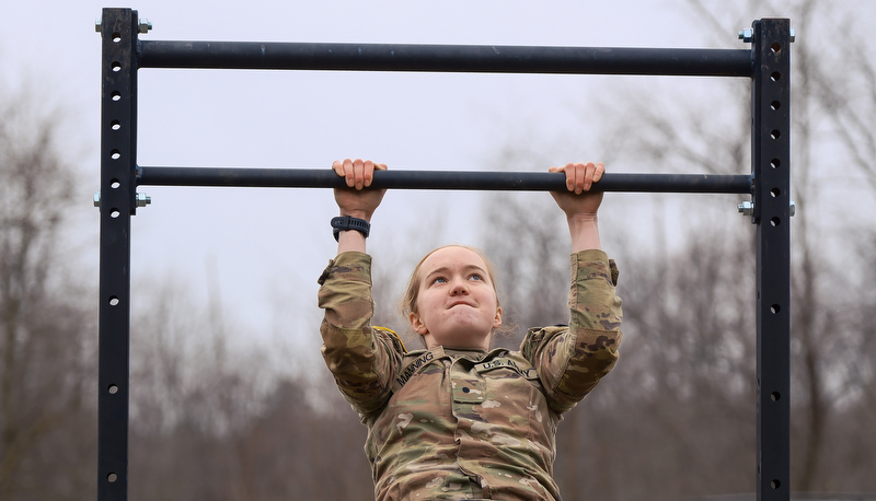 ROTC Cadets participat in the annual Artic Ranger Challenge