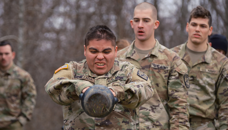 ROTC Cadets participat in the annual Artic Ranger Challenge