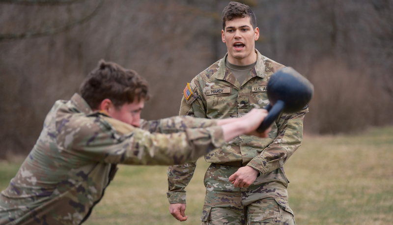 ROTC Cadets participat in the annual Artic Ranger Challenge