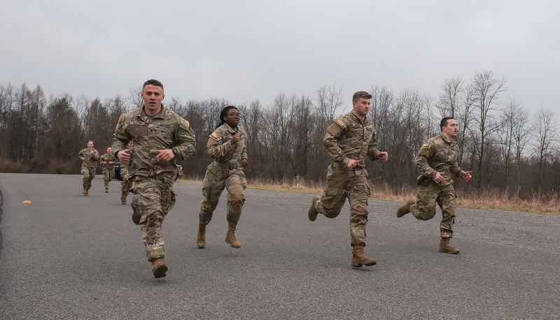 ROTC Cadets participat in the annual Artic Ranger Challenge