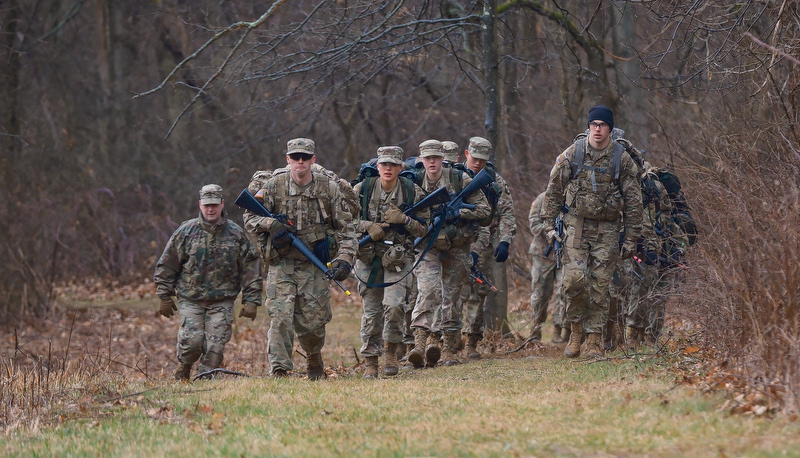 ROTC Cadets participat in the annual Artic Ranger Challenge