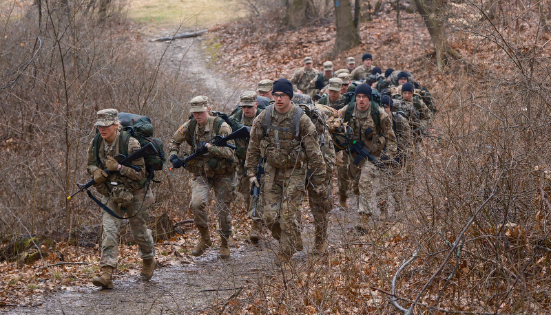 ROTC Cadets participat in the annual Artic Ranger Challenge