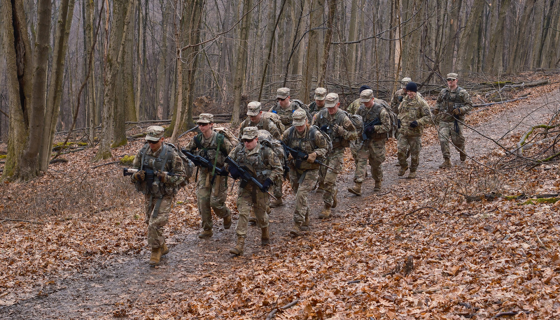 ROTC Cadets participat in the annual Artic Ranger Challenge